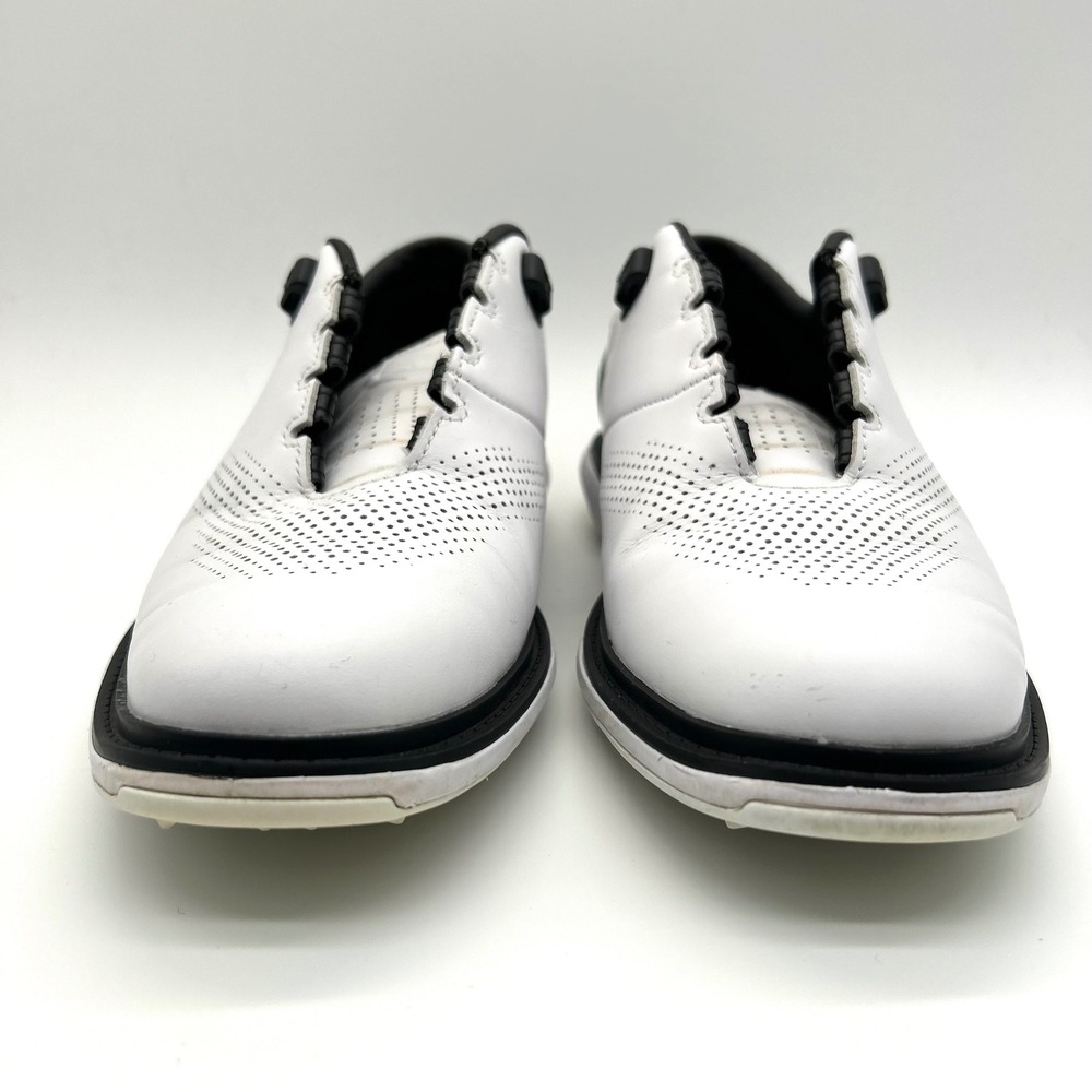 Jordan ADG 4 Golf Shoes Mens 7 White Black Leather Elephant Print DM0103-110 - Picture 2 of 11